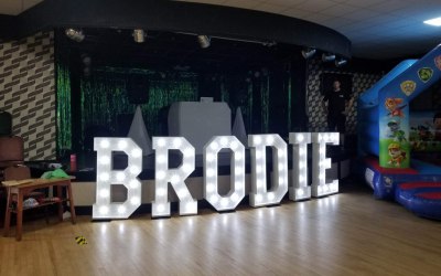 We do led light up letters & numbers 