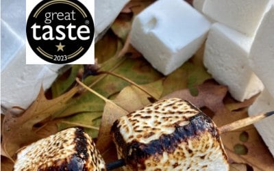 Award Winning Vanilla marshmallows perfect for fire pit fiestas!