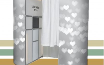 Oval Enclosed Photo Booth 
