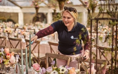 Lucy Coordinating a marquee wedding