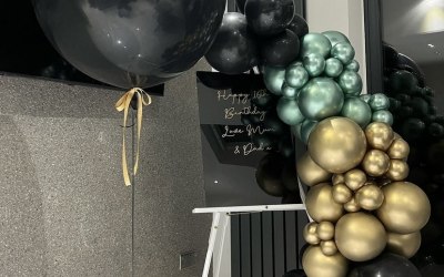 Easel & Balloons 