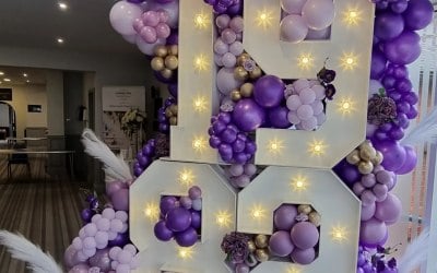 Balloon Artist and Large Numbers & Letters