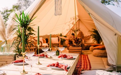 Luxury bell tent