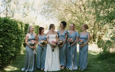 Our bridesmaids’ bouquets are designed to complement the bridal bouquet beautifully, with colours and style tailored to your wedding theme