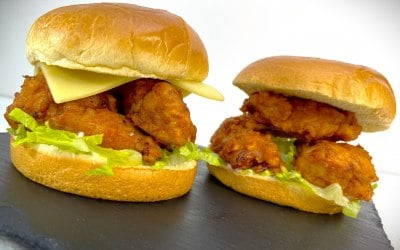 The Chicken Strip Burger