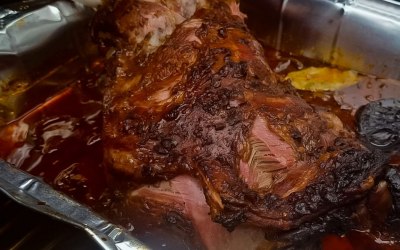 Welsh smoked lamb