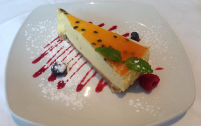 Mango & Passion Fruit Cheesecake
