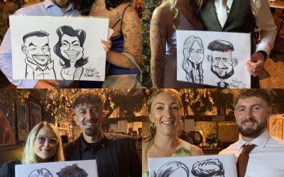 Weddings are even more fun with caricatures.
