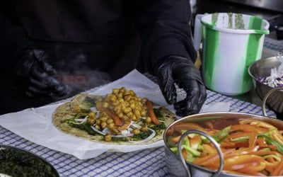 Chickpea masala deconstructed