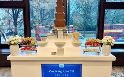 Chocolate Fountain with customisable screen