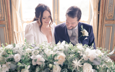 Classic white wedding at Cliveden House