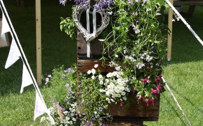 Floral crate display