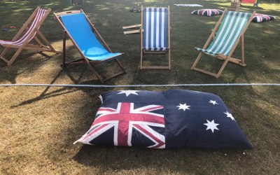 Giant Cushions & Deck Chairs Hire