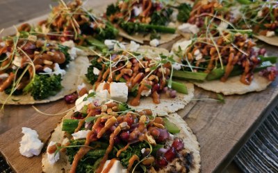 Tenderstem broccoli tacos