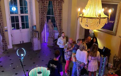 360 photo booth wedding