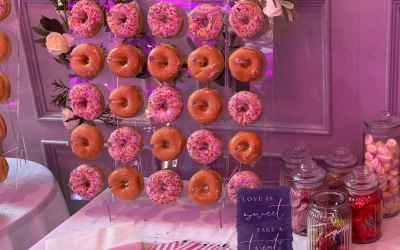 Donut bar for weddings and events hire