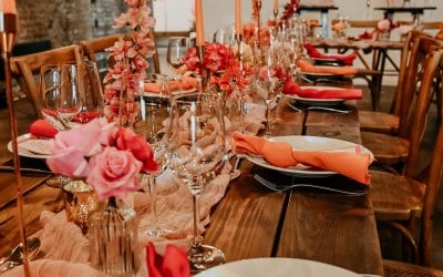 Brightly Coloured Bud Vases