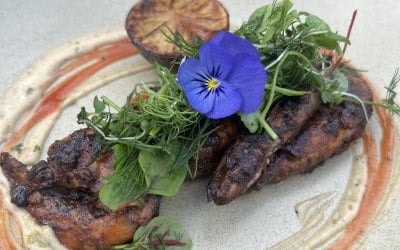 Black pepper prawns