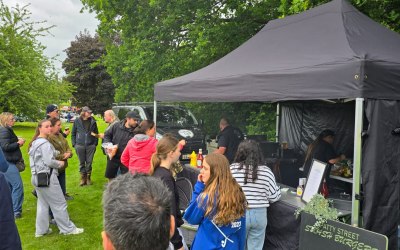 Happy Customers as a recent Summer Fete near Berkhamsted. 