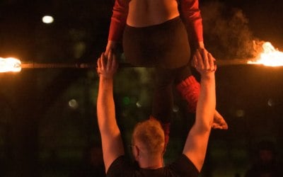 Partner Fire and Acrobatics