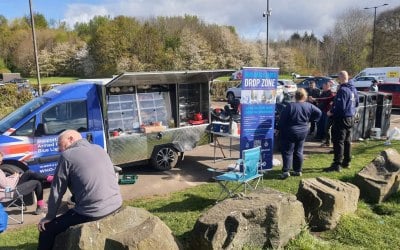 Food Truck out at event with Veterans 