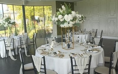 Centerpieces and Vertical Sashes 