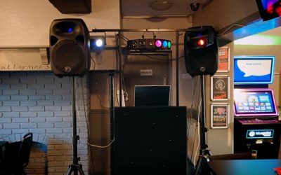 Landlord's own equipment at a pub I cover for 