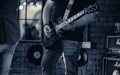 Musician from a local gig shoot