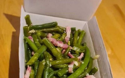 Haricots verts aux lardons