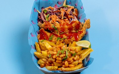 Kashmiri Fried Chicken & Chips