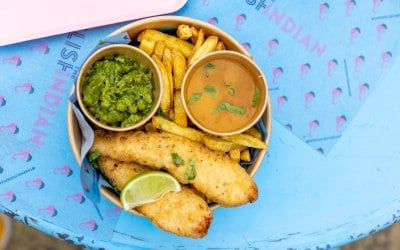 Indian Style Fish & Chips