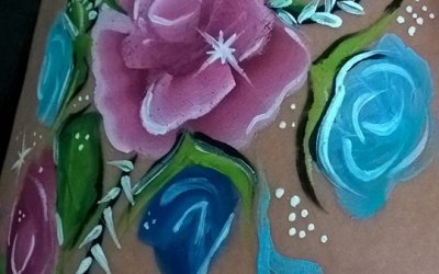 Get Doodled Newquay Face paint Flowers