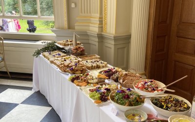 wedding platters and salads