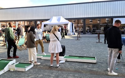 Mini Golf at Corporate event
