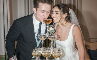 Champagne tower