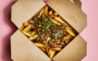 'Beef' Brisket Fries 'Beef' Brisket Fries