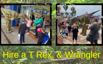 Why not have a roarsome event with dinosuars, we have large and small ones to fit any budget size
