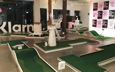 House of KLARNA Pop Up Crazy Golf Course