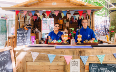 Festival bar at the Great Yorkshire Fringe