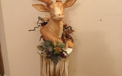 "The Hunt is Over" - 3D Stag Wedding Cake