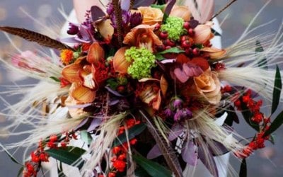 Autumn wedding bouquet