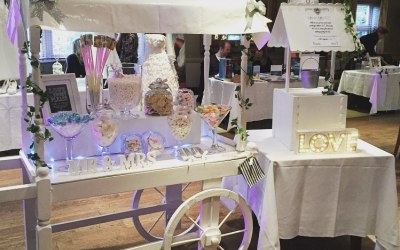 Wedding candy cart sweet cart