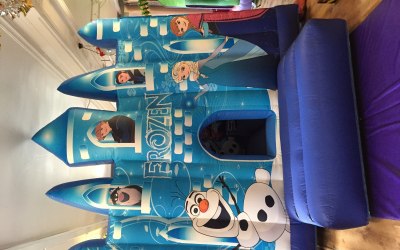 Frozen Ice  palace bouncy castle hire