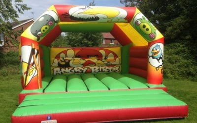 Angry birds bouncy castle