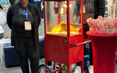 Popcorn set up