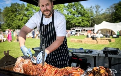 A Slow Roasted Whole Hog, with Crunchy Crackling
