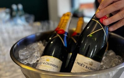 Elevating every moment with flawless champagne service.