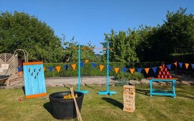 Rustic Fairground and garden games to add fun to any gathering