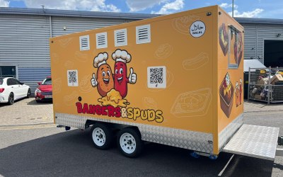 The back of the Trailer 