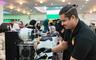 Meet Ishaq, one of our wonderful "Bubble Baristas"